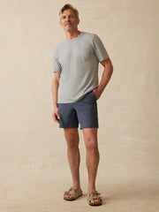Sunwashed Regenerative Pocket Tee - Lakeshore Grey