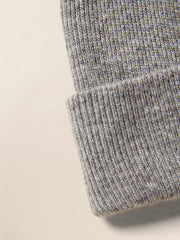 Faherty Logo Beanie - Grey Heather
