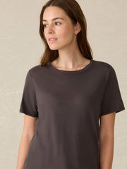 Sunwashed Crew Tee - Washed Black