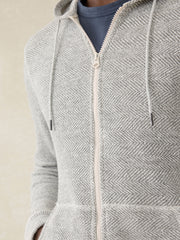 Whitewater Full Zip Hoodie - Grey Shell Loop