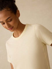 Sunwashed Regenerative Essential Tee - Lemon Sorbet