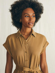 Arlie Shirtdress - Antique Bronze