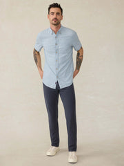Stretch Terry 5-Pocket Pant - Navy