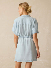 Tried \u0026 True Chambray Oakley Dress - Arctic Sea Wash