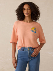 Sunwashed Midweight Organic Vintage Tee - Canyon Sunset
