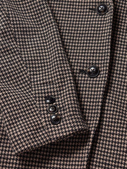 Inlet Knit Tweed Blazer - Mocha Mountain Houndstooth