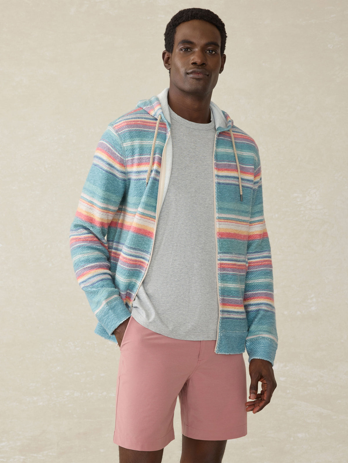 Whitewater Full Zip Hoodie - Island Sunrise