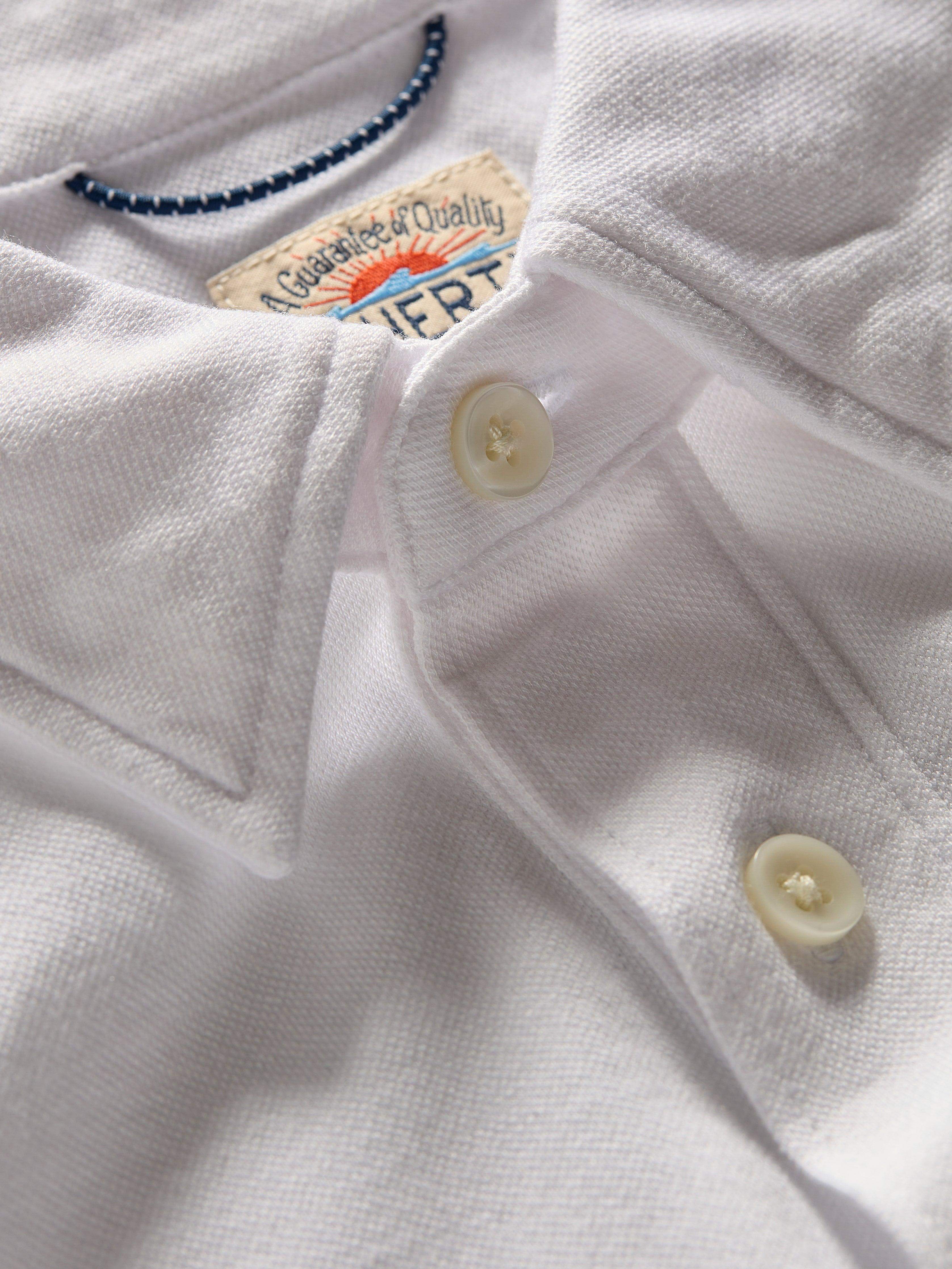 Movement™ Short-Sleeve Pique Polo Shirt - Pure White