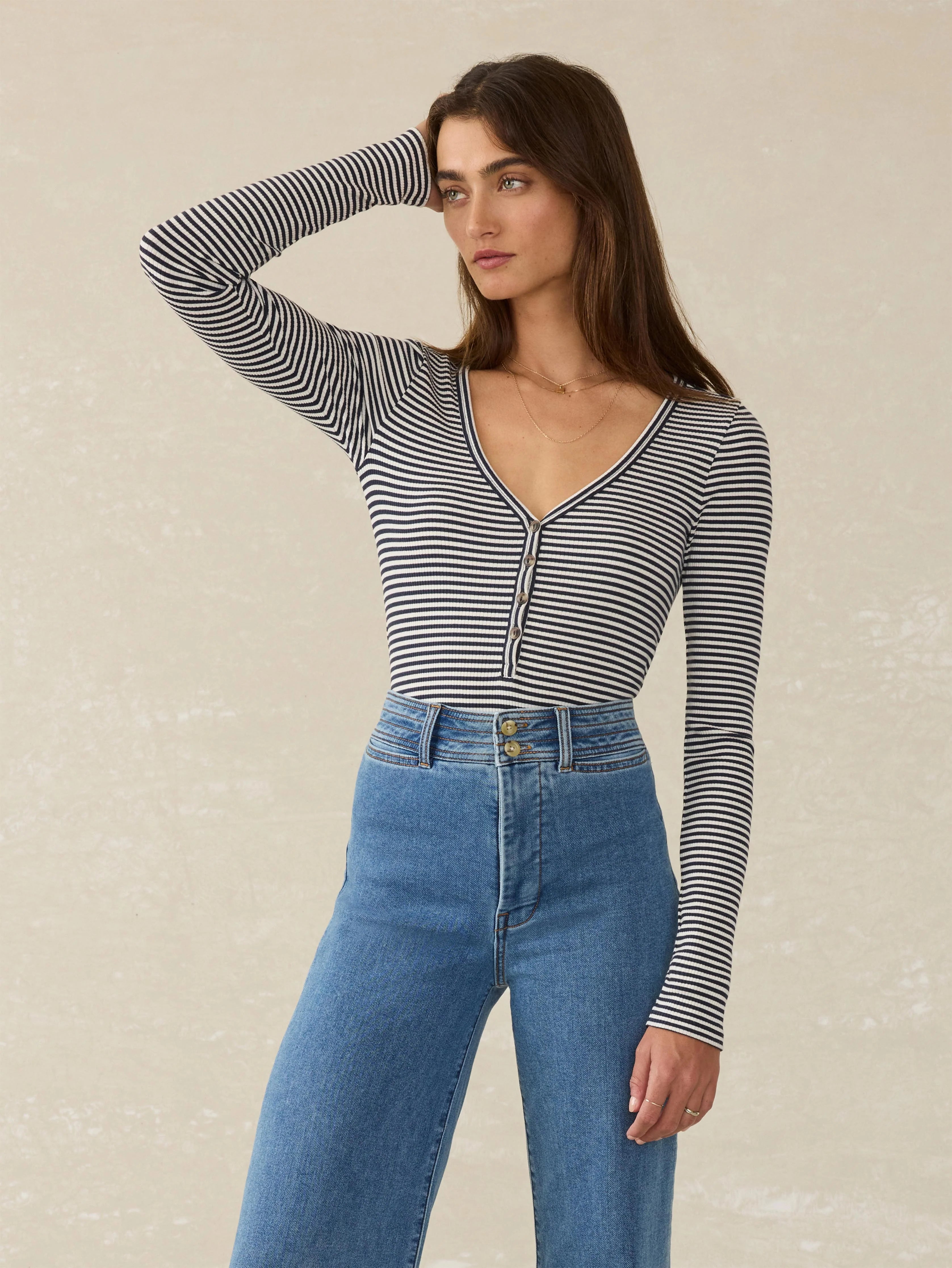 Freestyle Henley - Berkley Stripe