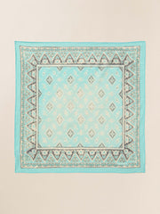 Spring Salutation Bandana - Aqua