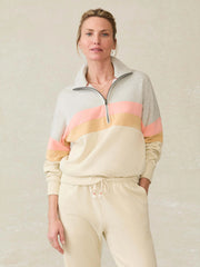 High Standard Fleece Quarter Zip - Golden Horizon