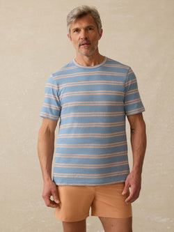 Sunwashed Tee - Coast Coral Stripe