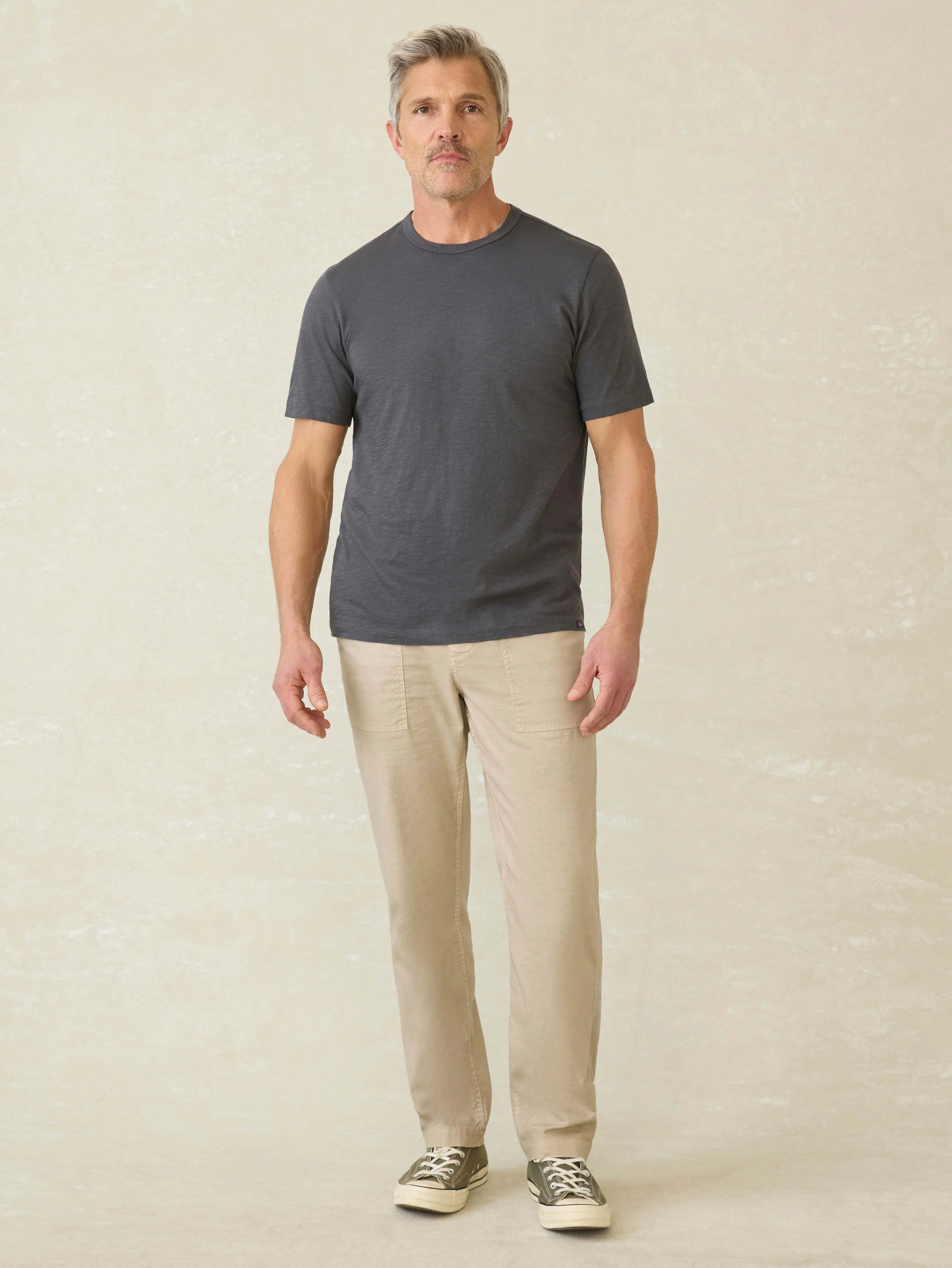 Sunwashed Regenerative Tee - Graphite
