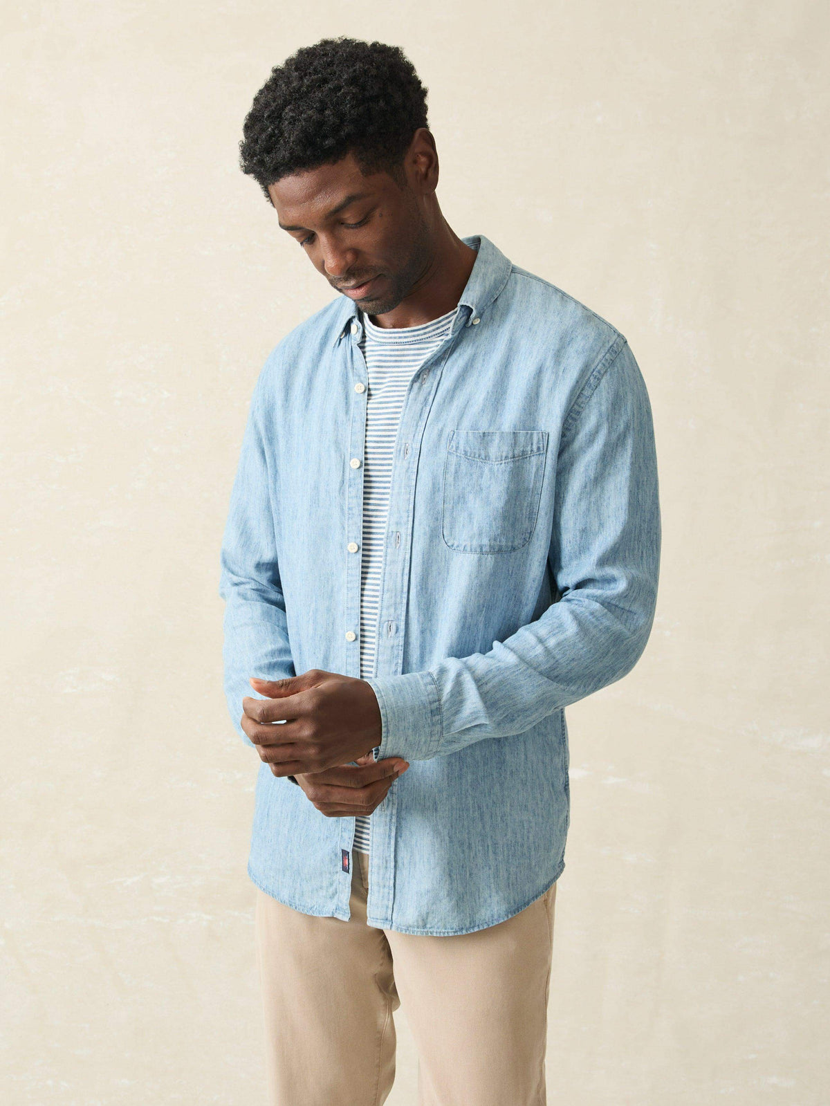 Tried \u0026 True Chambray Shirt - Vintage Indigo