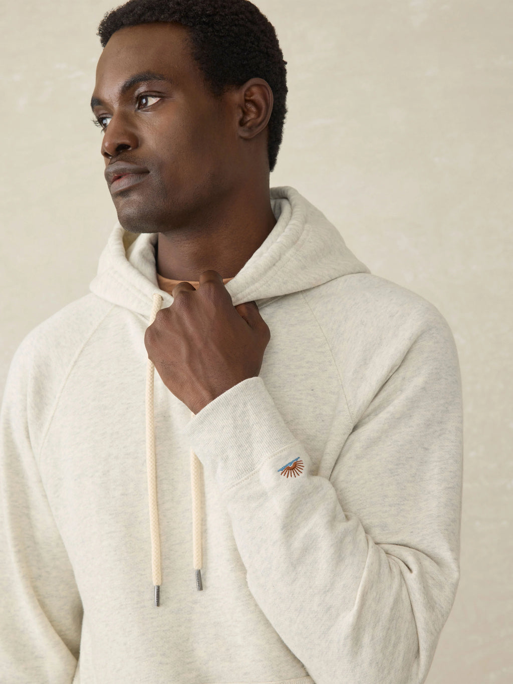 High Standard Fleece Hoodie - Antique Ivory Heather