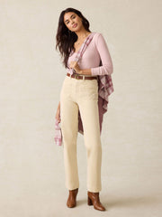 Pacific Pointelle Scoop Neck - Blush