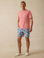Sunwashed Regenerative Pocket Tee - Faded Flag