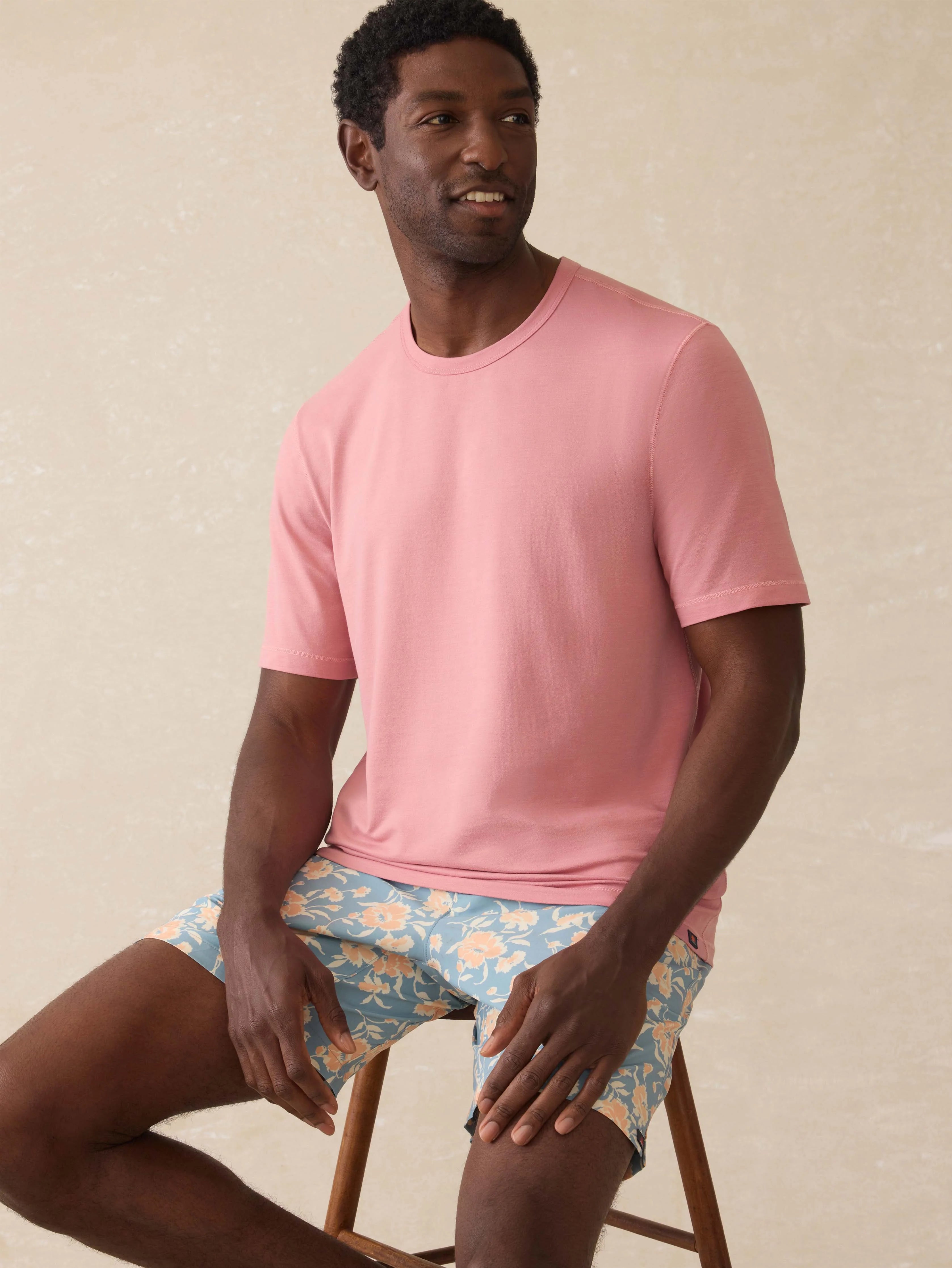 Short-Sleeve Shorelite UPF Tee - Faded Flag