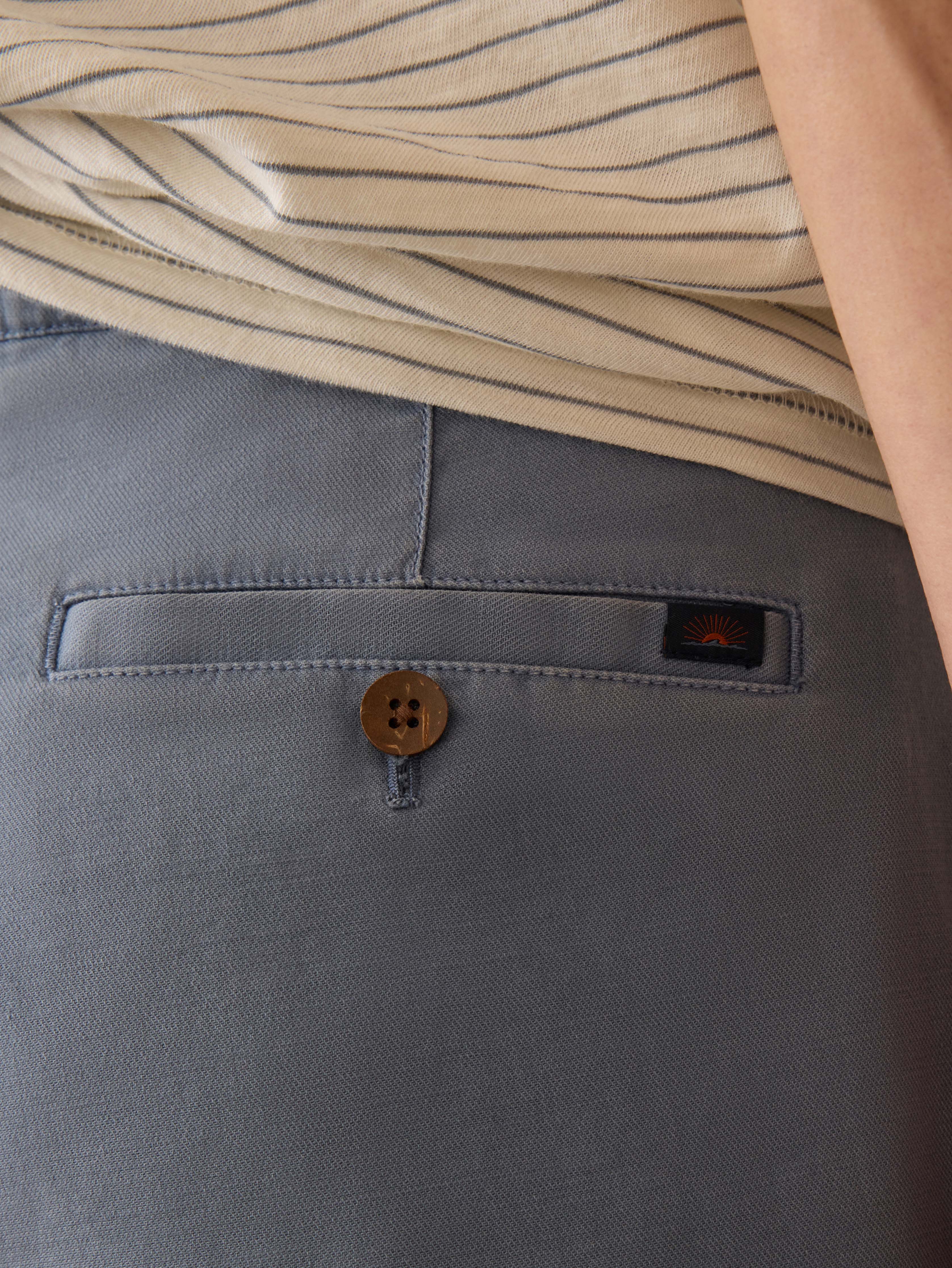 Essential Chino Short (8") - Flintstone