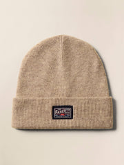 Faherty Logo Beanie - Oatmeal Heather