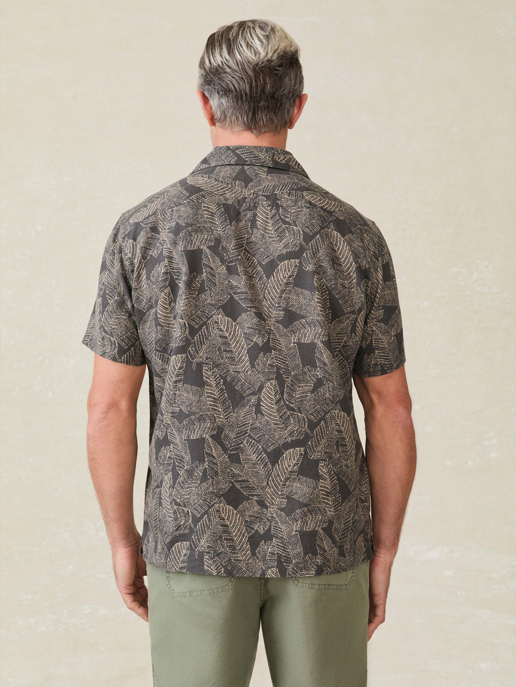 Short-Sleeve Breeze Camp Shirt - Graphite Rainforest