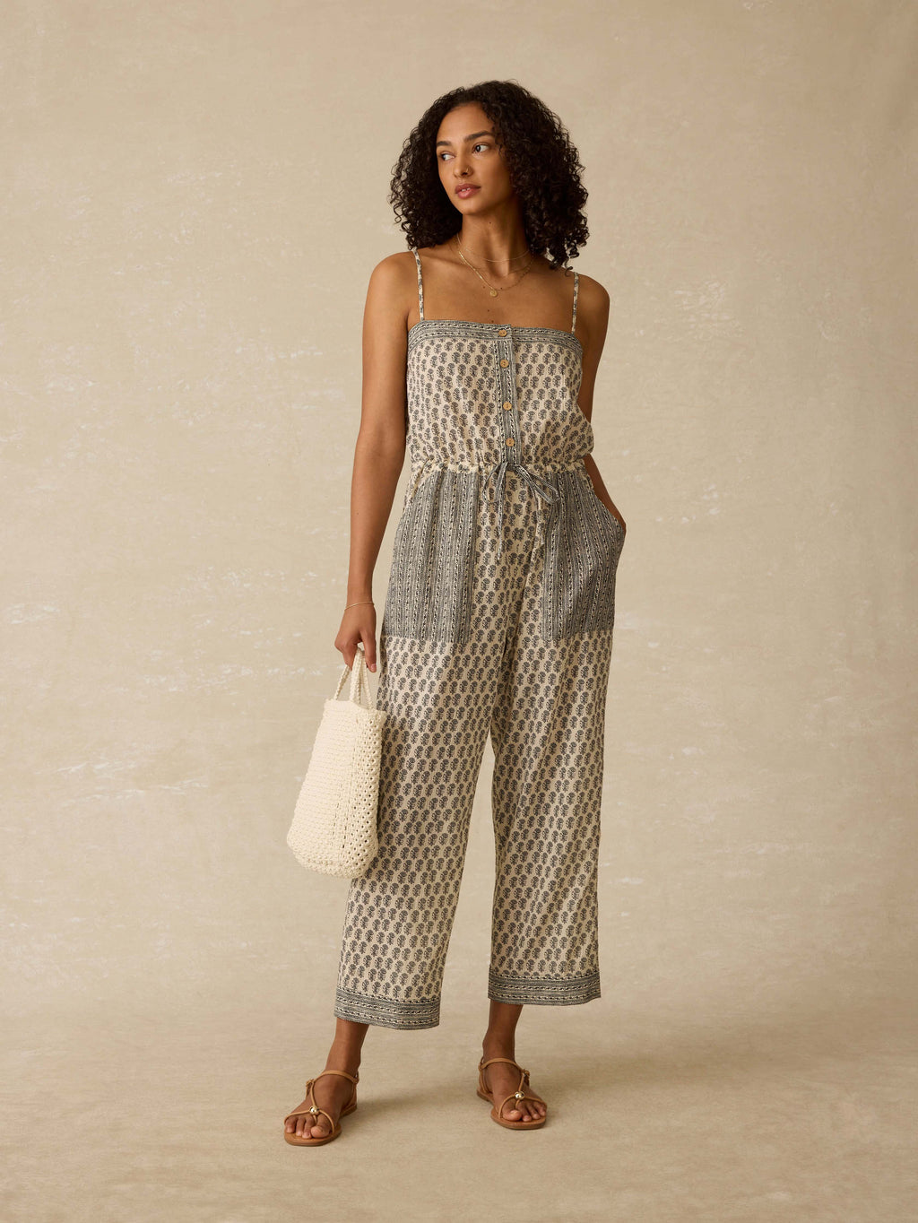 Catalina Jumpsuit - Summer Pearl Blossom