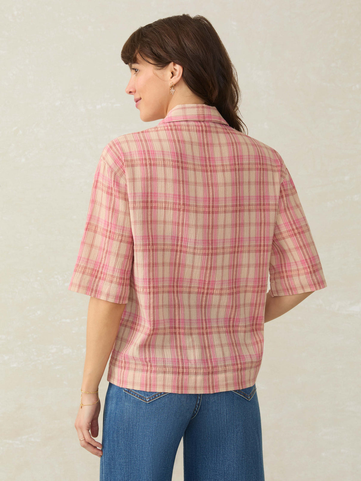 Canyon Haze Shirt - Terracotta Sunrise Plaid