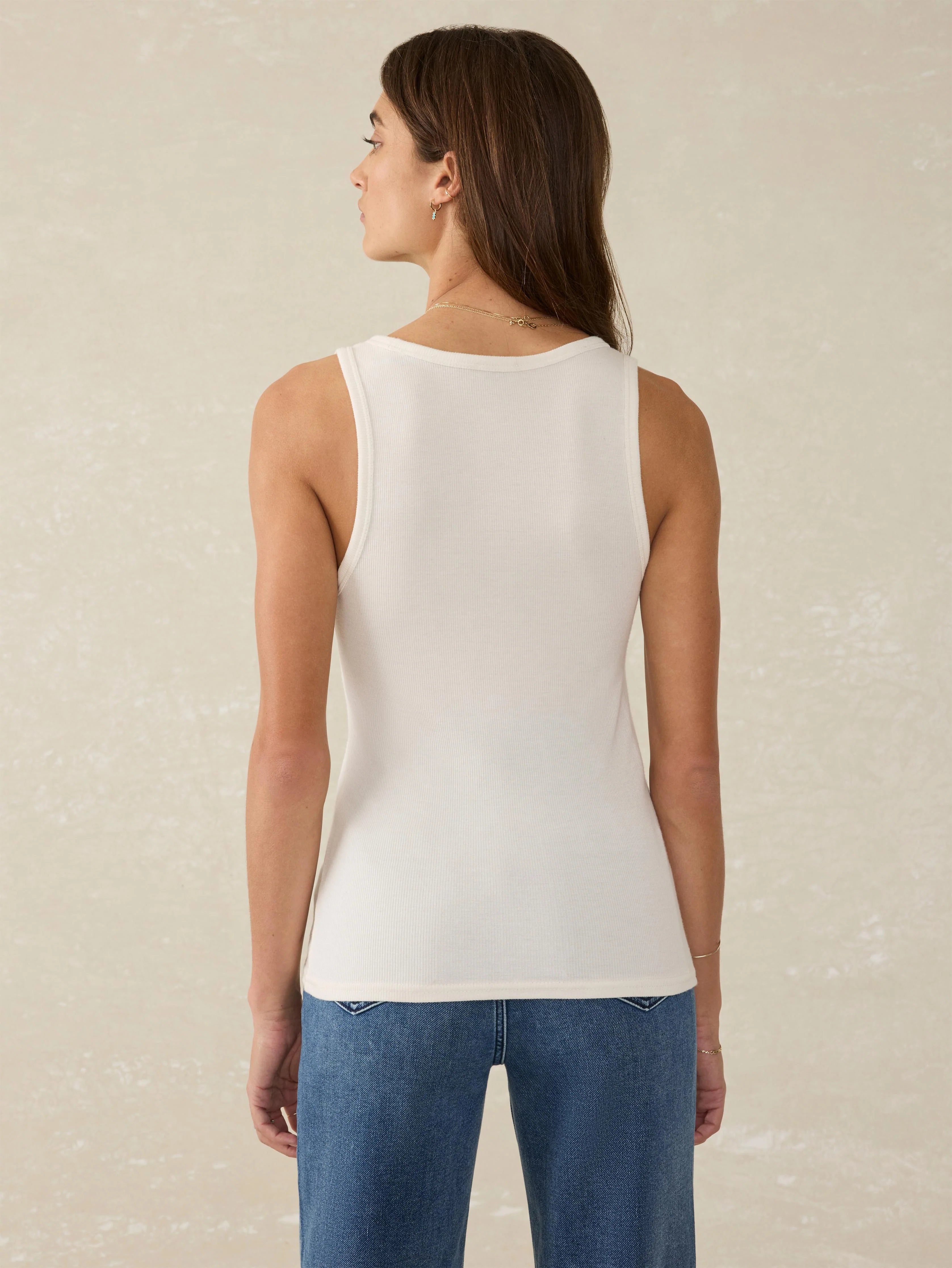 Featherweight Freestyle Tank - Egret