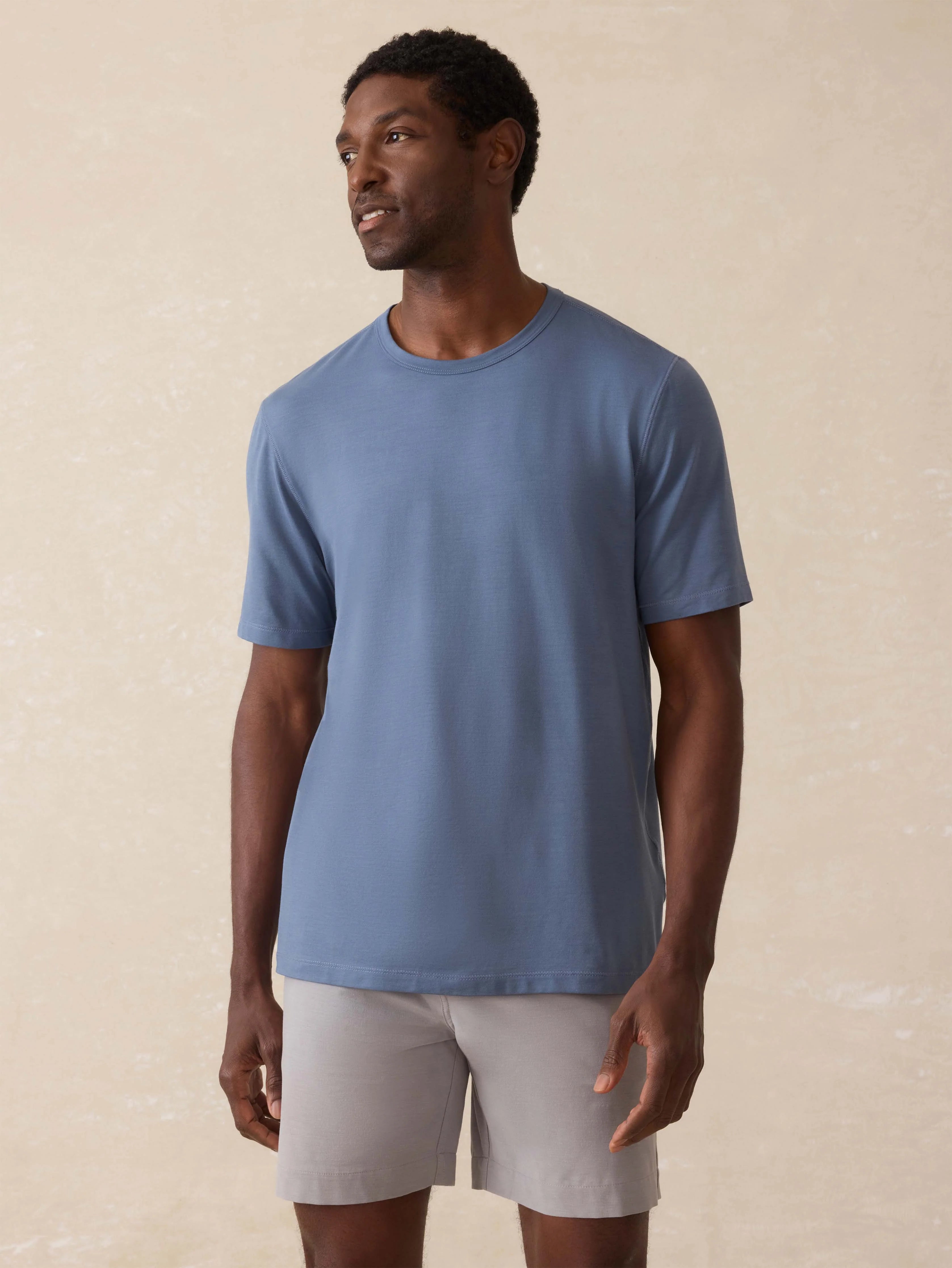 Short-Sleeve Shorelite UPF Tee - Breaker Blue