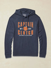 Jalen Brunson x Captain Clutch Sunwashed Slub Hoodie - Blue Nights