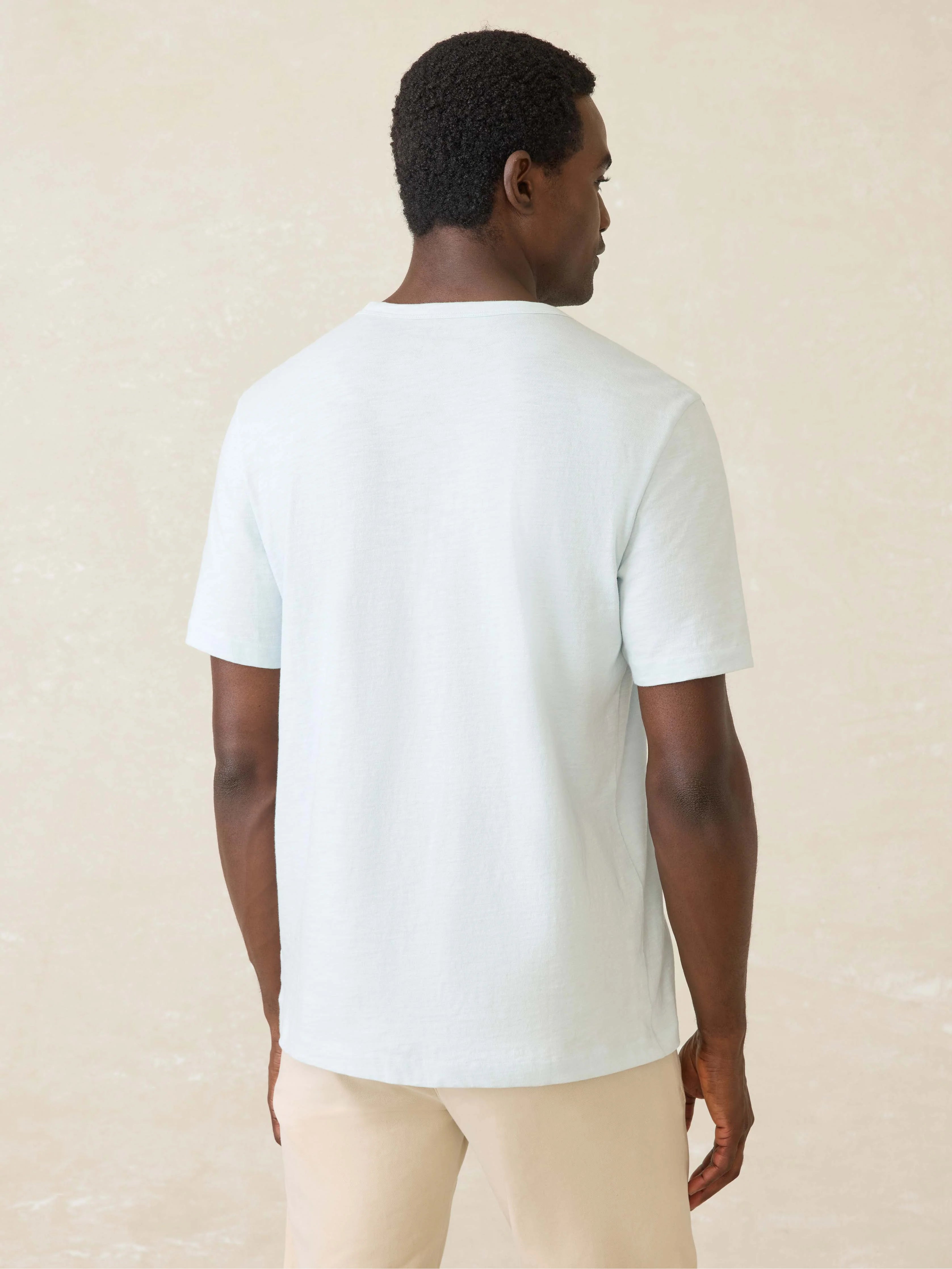 Sunwashed Regenerative Tee - Sky