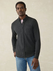 Legend™ Sweater Shirt (Single Pocket) - Heathered Black Twill