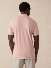 Short-Sleeve Movement Pique Polo - Sedona Melange