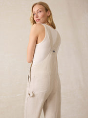 Twill Linen Overall - Flax