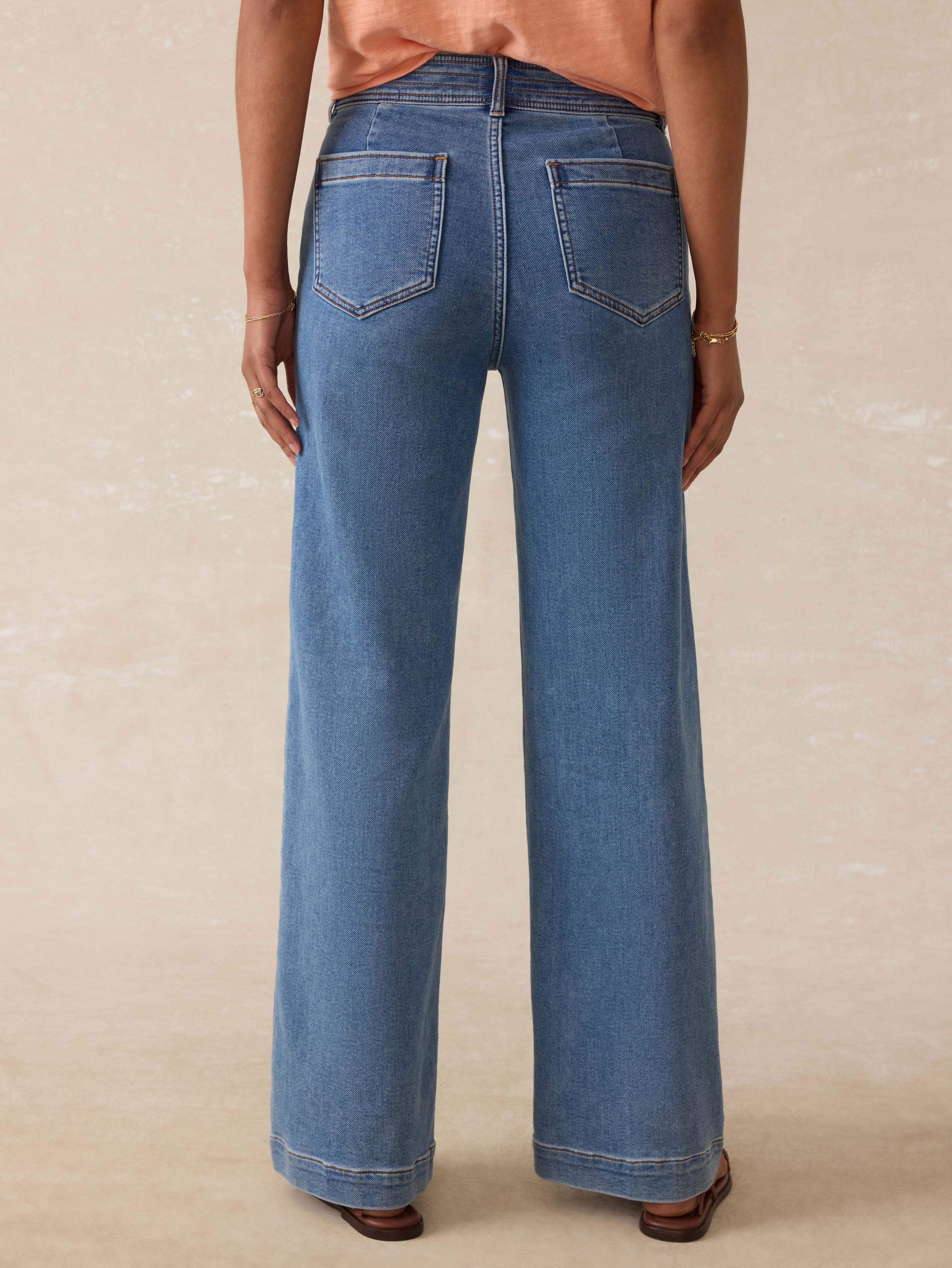 Stretch Terry Harbor Pant - Baylight Wash