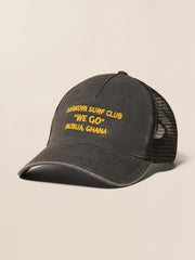 Surf Ghana Sankofa Trucker Hat - Mountain Black