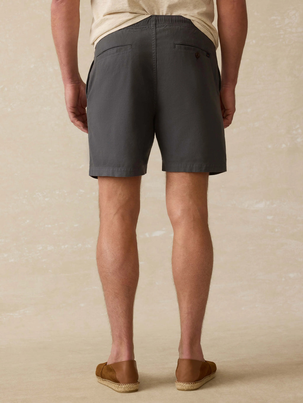 Essential Drawstring Short - Graphite Tide
