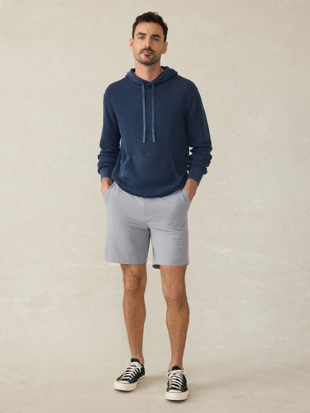 Sunwashed Sweater Hoodie - Blue Nights