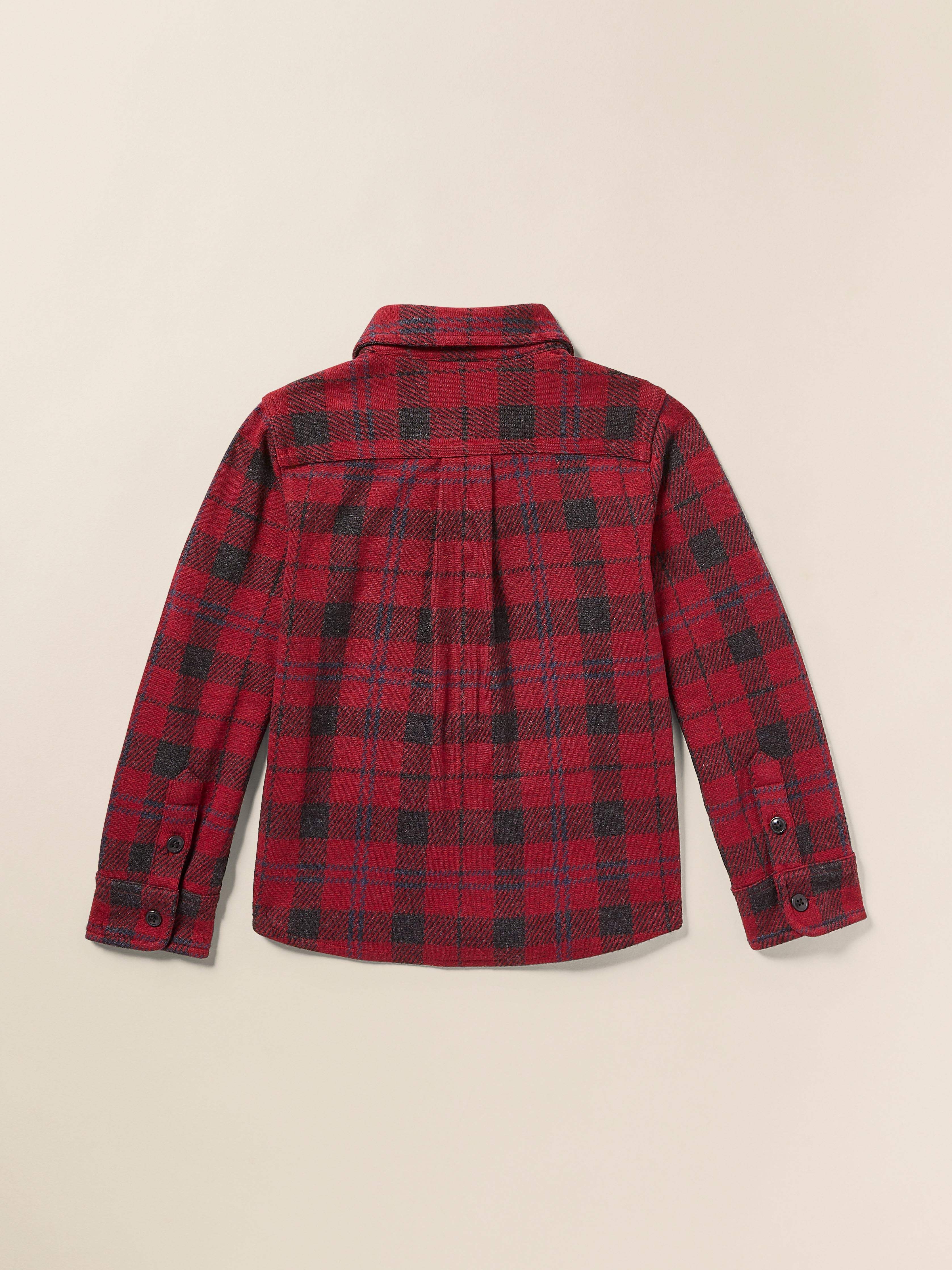 Kids Legend™ Sweater Shirt - Cherry Creek Plaid