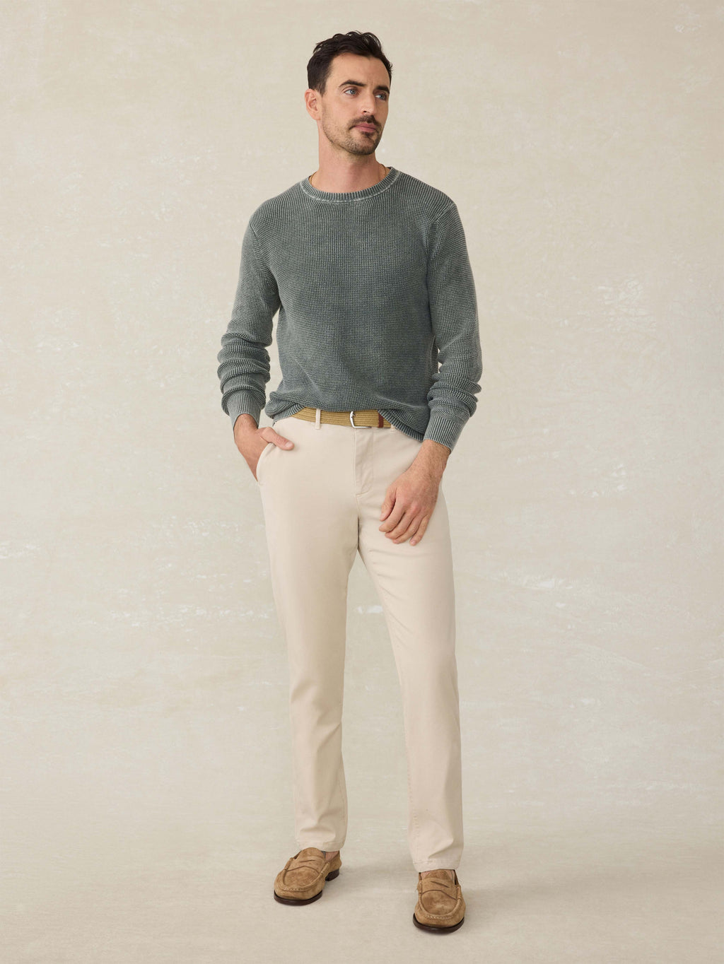 Coastline Stretch Chino - Stone