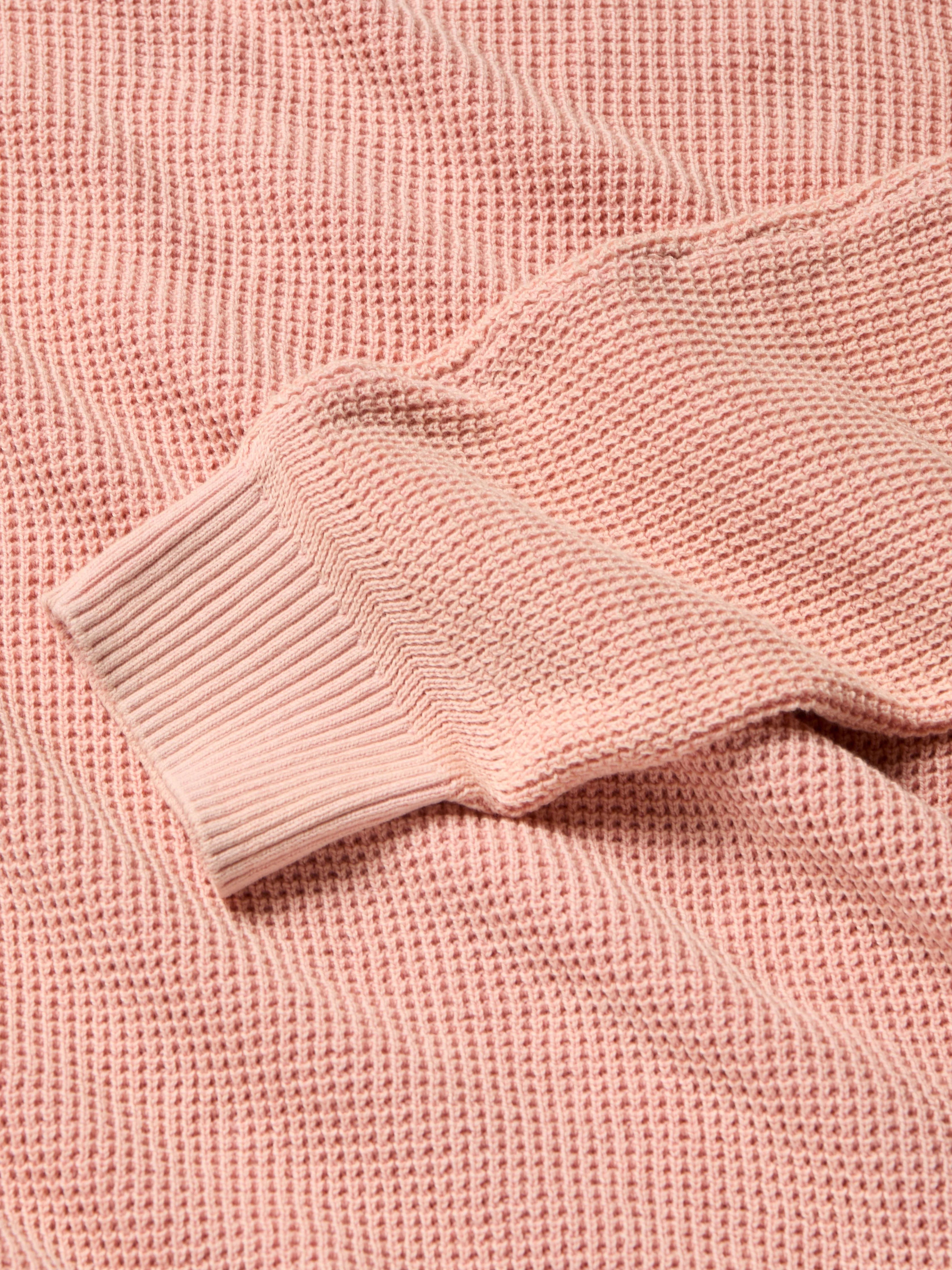 Sunwashed Crewneck Sweater - Coral Dawn