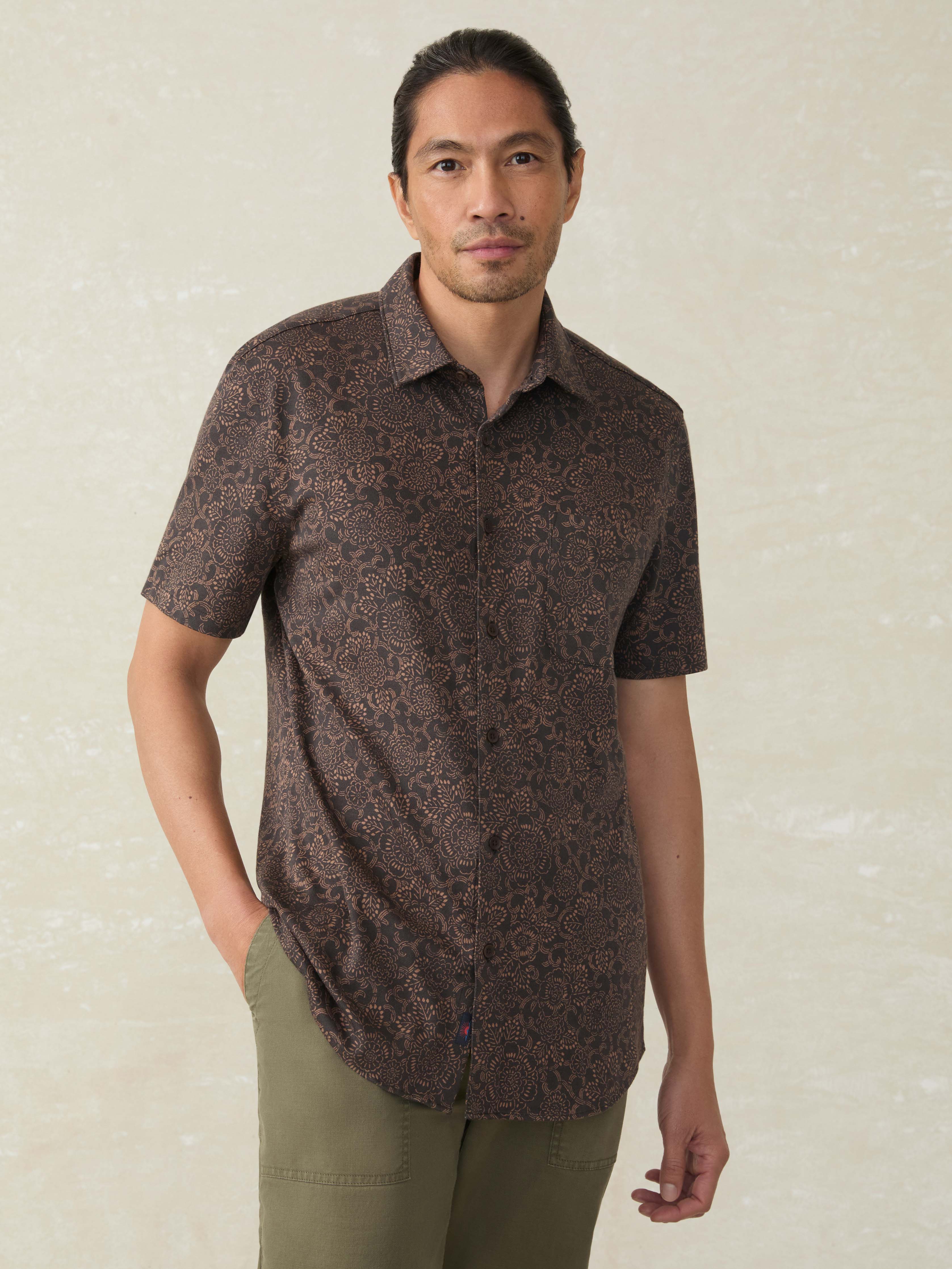 Short-Sleeve Hermosa Shirt - Citrus Blossom