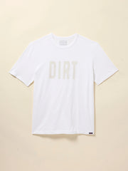 DIRT Sunwashed Regenerative Cotton Tee - White