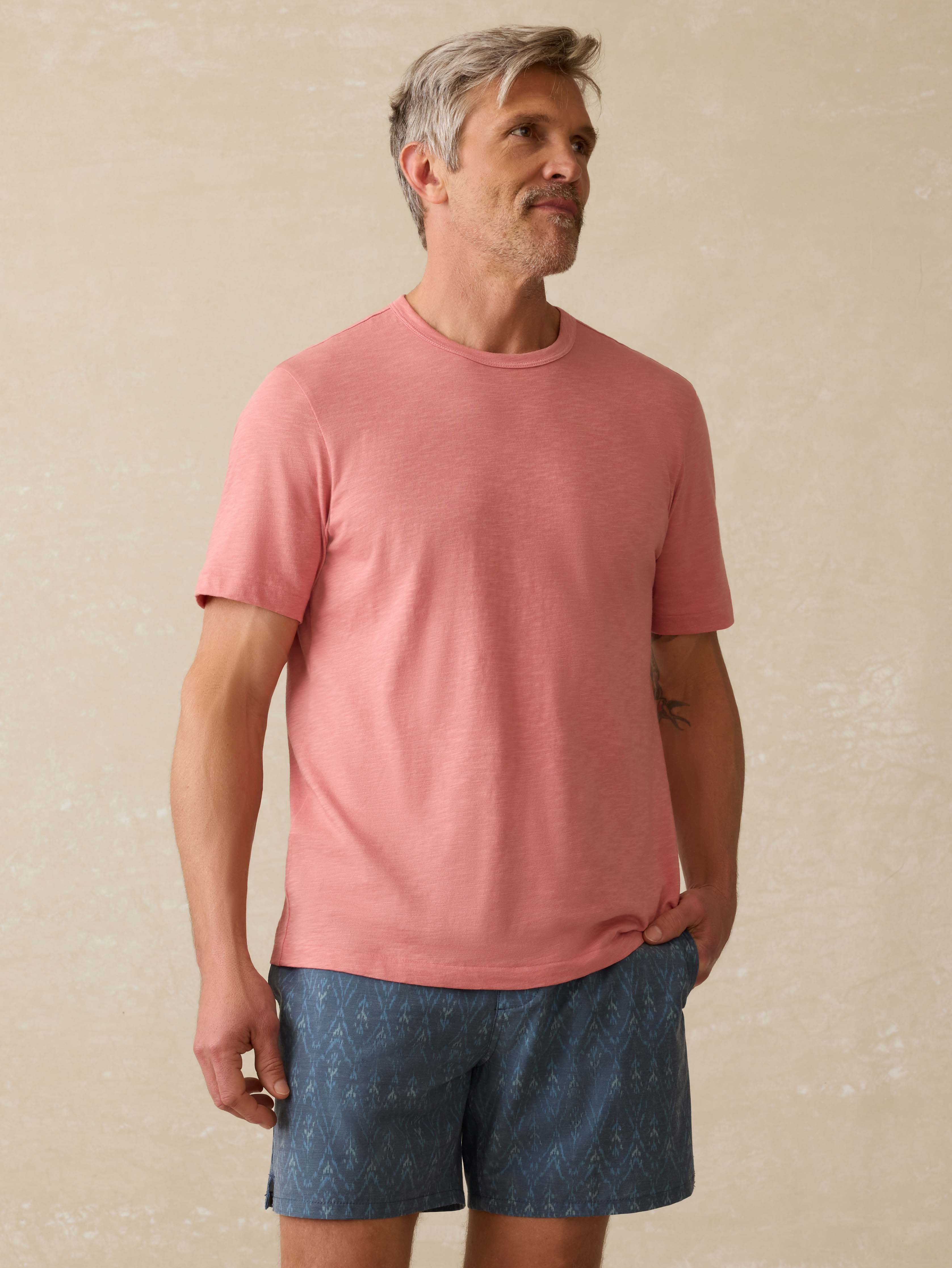 Sunwashed Regenerative Tee - Faded Flag