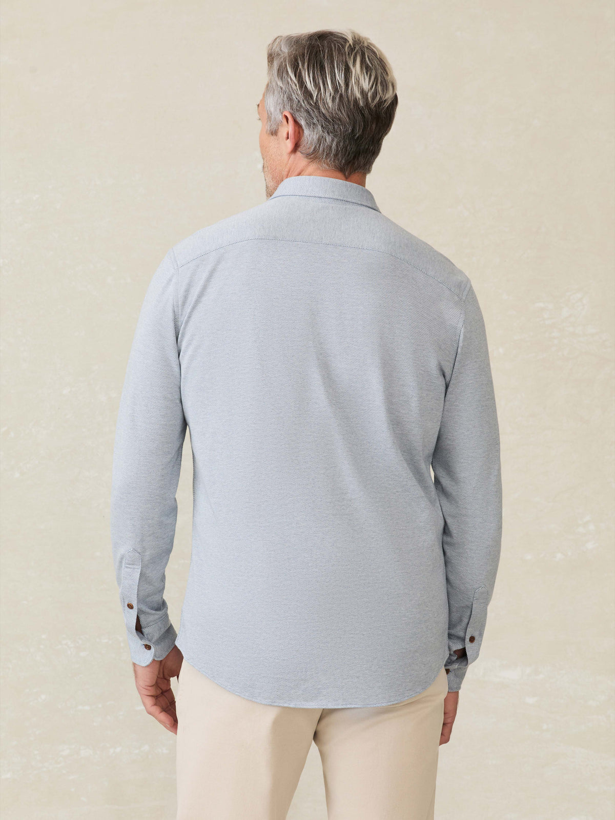 Coastline Knit Shirt - Oceanside Blue