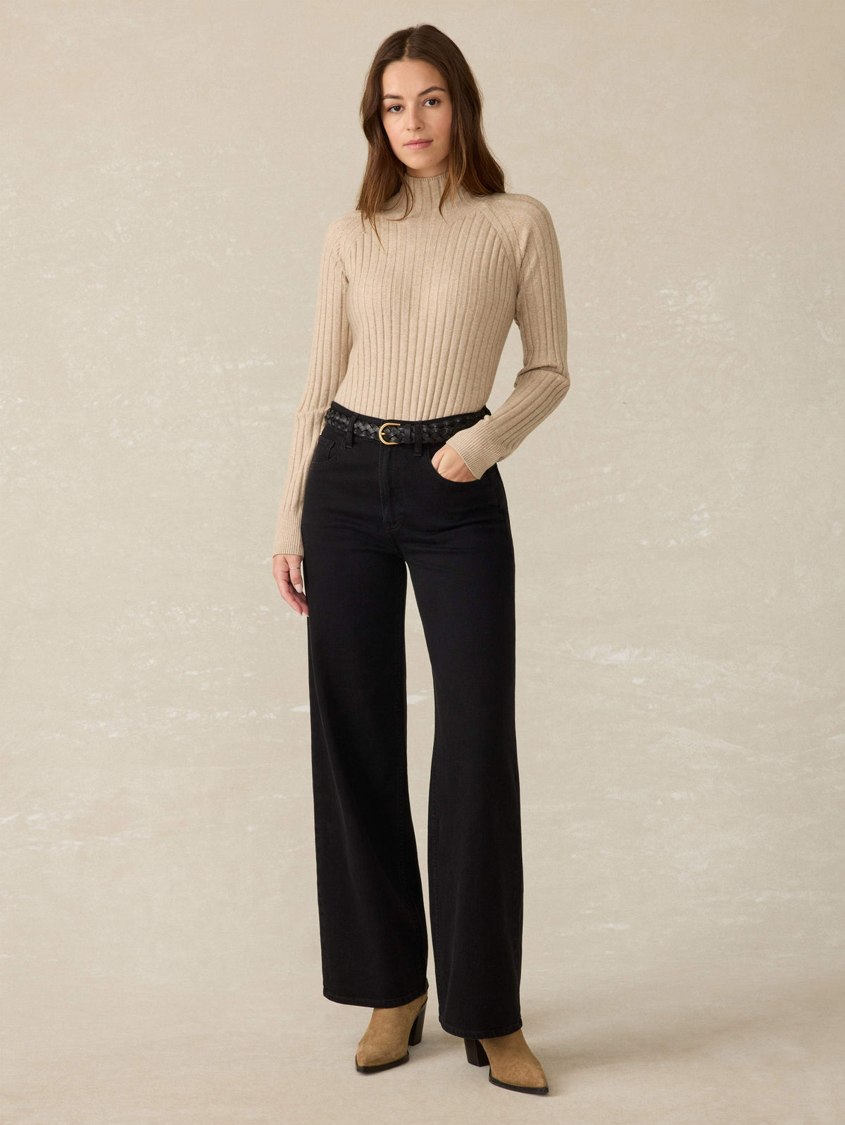 Dream Jean Wide Leg - Nocturne Wash