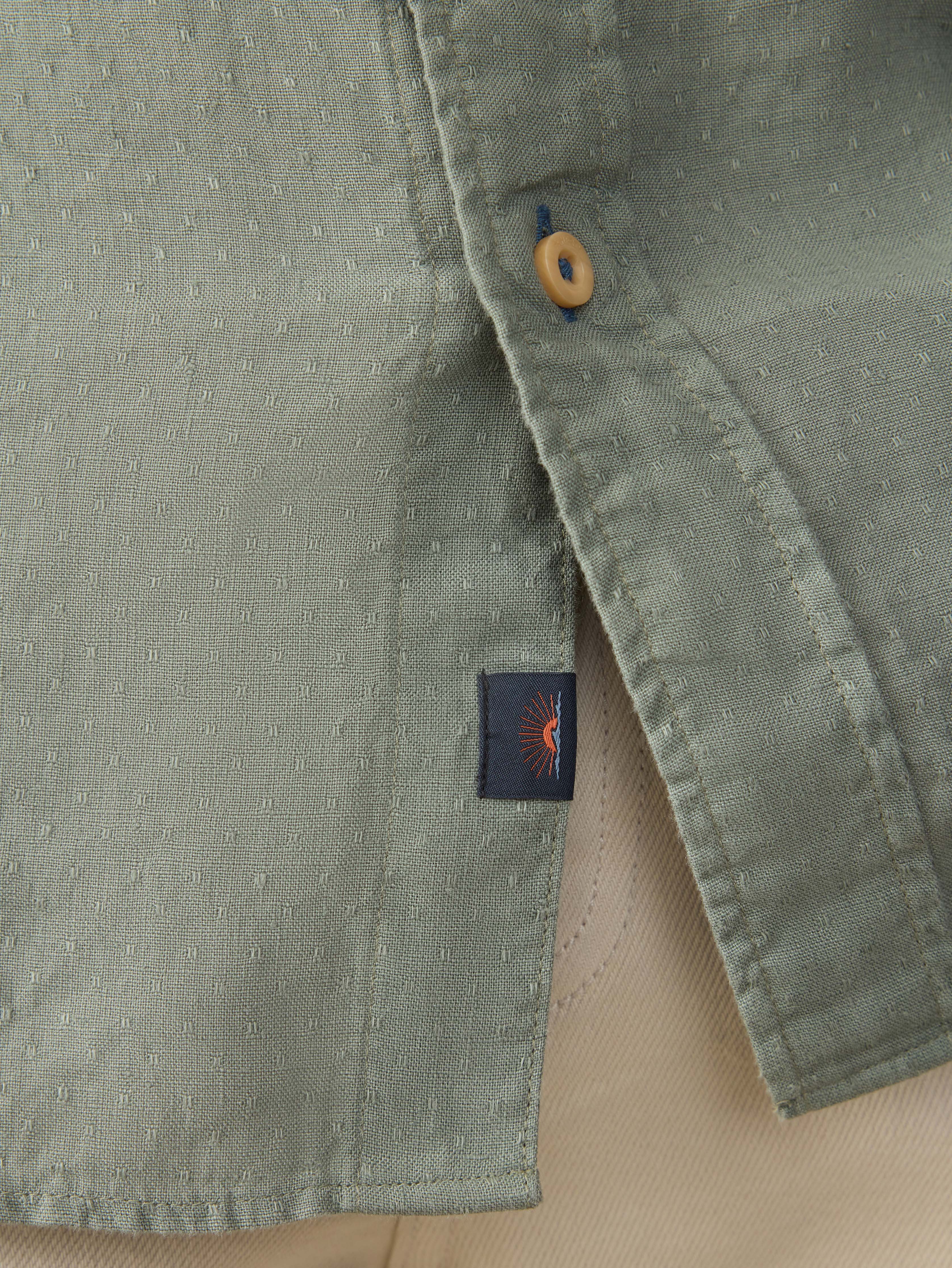 Laguna Linen Shirt - Fairfield Dobby