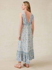 Eden Dress - Blue Water Floral