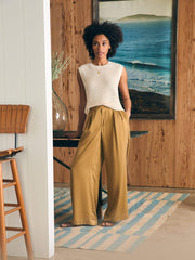 Sandwashed Silk Gemma Pant - Antique Bronze