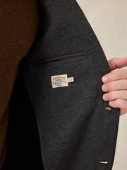 Inlet Knit Blazer (Tall) - Black Sky Melange